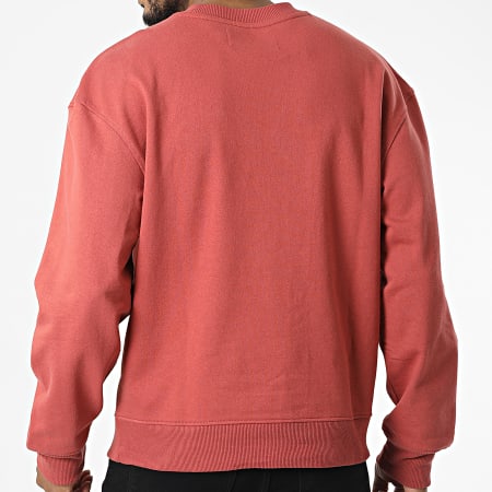 Calvin Klein - Felpa girocollo 1544 rosso mattone
