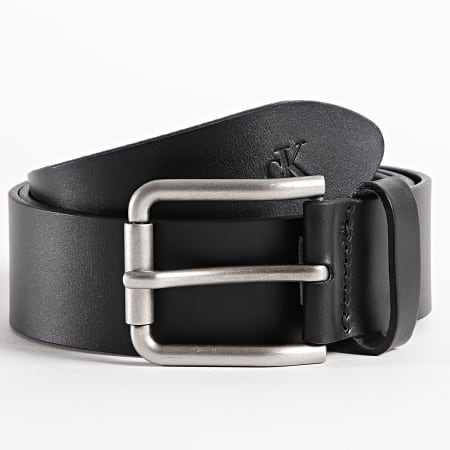 Calvin Klein - Cinturón clásico de rodillos 9890 Negro
