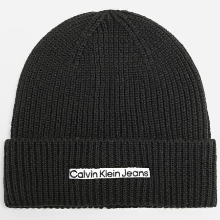Calvin Klein - Bonnet Institutional Patch 9895 Noir