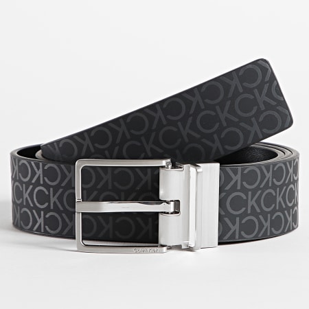 Calvin Klein - Cintura reversibile regolabile con passante 9567 nero