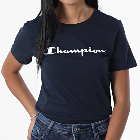 Champion - Camiseta mujer 115422 Azul marino