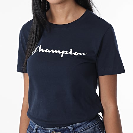 Champion - Camiseta mujer 115422 Azul marino