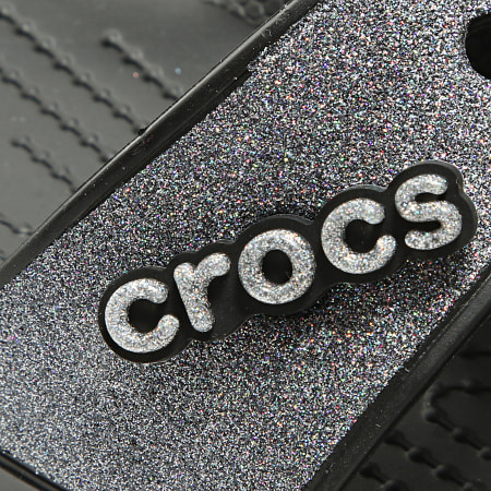 Crocs - Sandales Classic Crocs Glitter II Sandal Noir