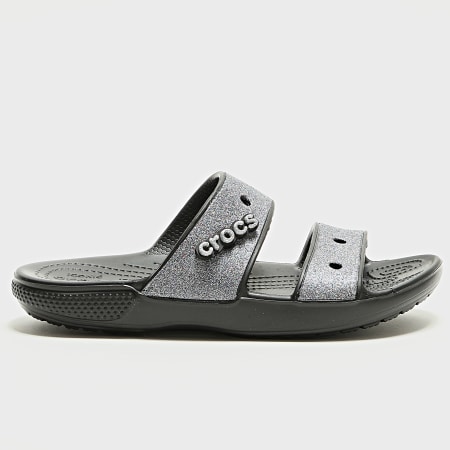 Crocs - Sandales Classic Crocs Glitter II Sandal Noir