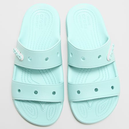 Crocs - Sandalias para mujer Classic Crocs Sandalia Light Blue