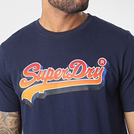 Superdry - Camiseta M1011391A Azul marino