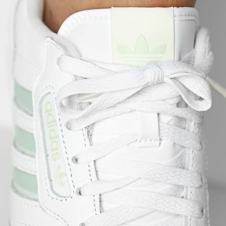 Adidas Originals - Continental 80 Stripes Zapatillas GX1914 Cloud White Light Green Off White