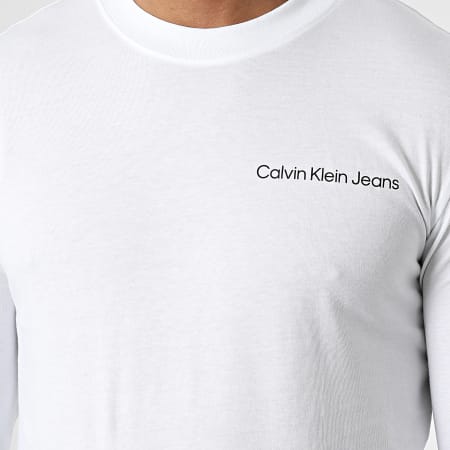 Calvin Klein - Maglietta a maniche lunghe 2345 bianco