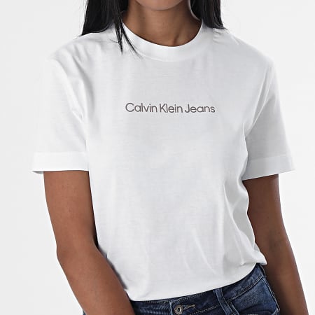 Camiseta blanca calvin klein mujer new arrivals