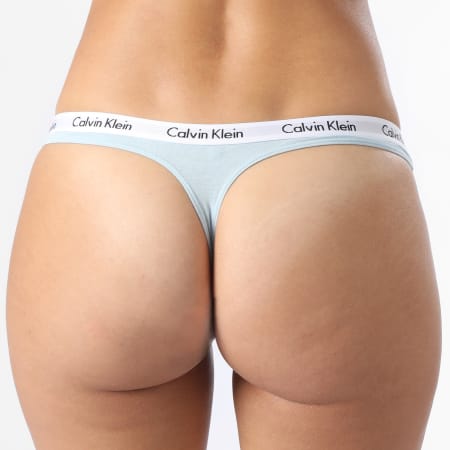 Calvin Klein - Set di 3 infradito da donna QD3587E Bianco Azzurro Marrone