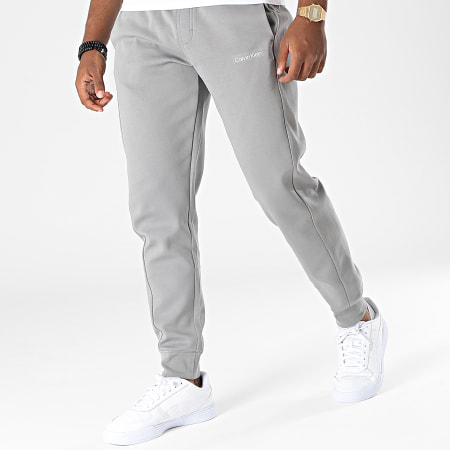 Calvin Klein - Repreve 9940 Pantaloni da jogging grigi con micro logo