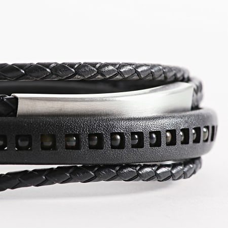 Deeluxe - Bracelet Multi-Rangs 02V9802M Noir