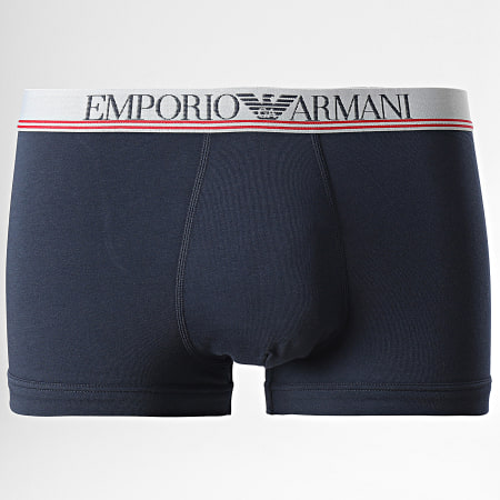 Emporio Armani - Lot De 3 Boxers 111357 2F723 Blanc Rouge Bleu Marine