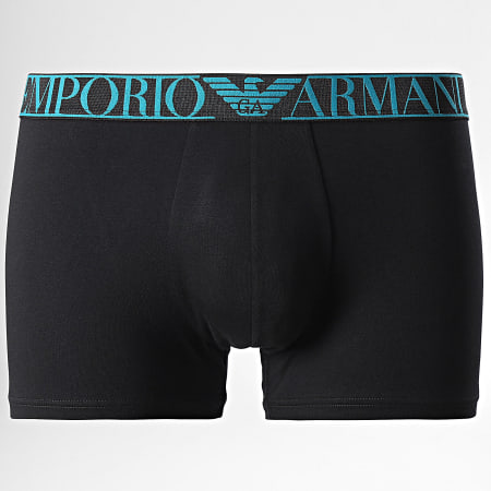 Emporio Armani - Lote de 2 calzoncillos Endurance 111769 2F720 Negro Azul