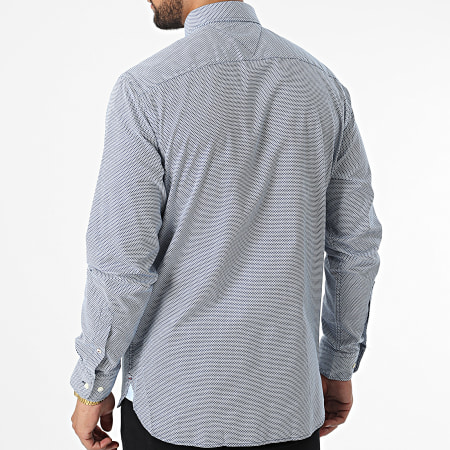 Tommy Hilfiger - Camisa manga larga estampado mini dos tonos 6405 Azul marino Blanco