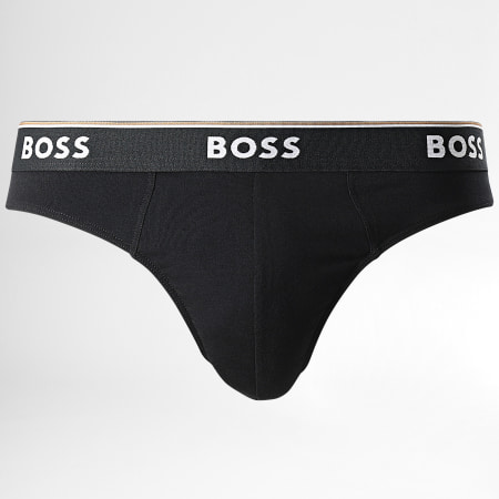 BOSS By Hugo Boss - Lot De 3 Boxers 50475273 Noir Blanc Gris Chiné