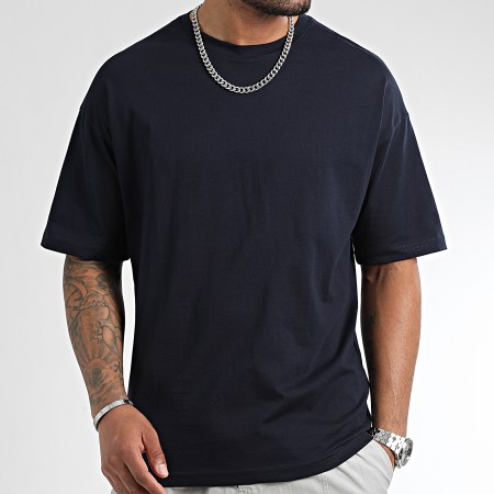 LBO - Camiseta oversize grande 2671 Azul marino