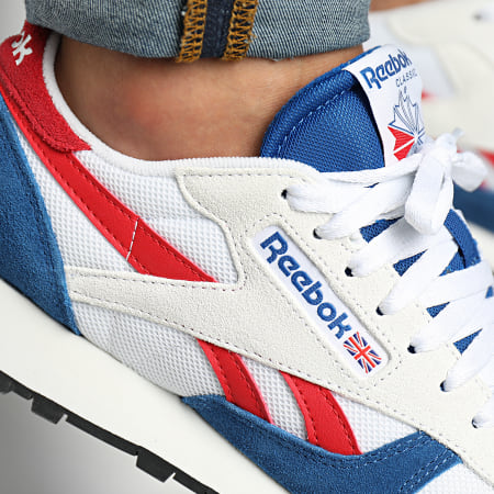 Reebok - Baskets Classic Leather GX2257 Vector Blue Footwear White Vector Red