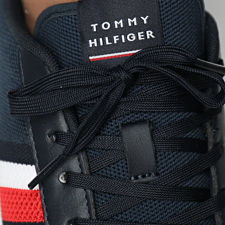 Tommy Hilfiger - Retro Cupsole Knit Mix Stripes 4038 Desert Sky Sneakers