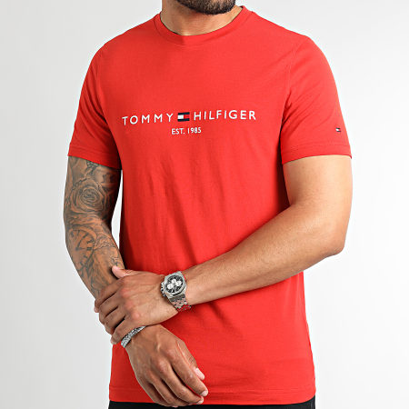 Tommy Hilfiger - Maglietta Tommy Logo 1797 Rosso