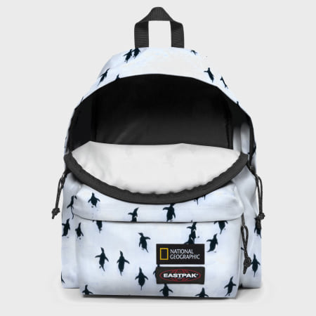 Eastpak - Sac A Dos Padded Pak'r National Geographic Penguin Blanc