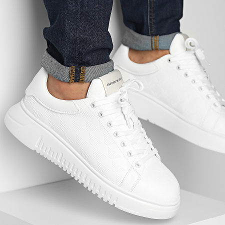 Emporio Armani - Sneakers X4X264 XN187 Bianco Bianco
