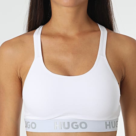 HUGO - Sujetador Sporty Logo Mujer 50469628 Blanco