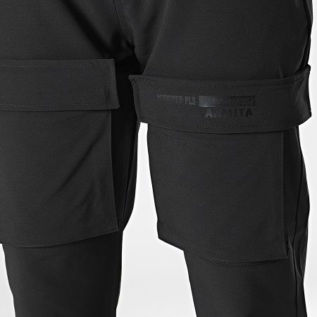 Armita - 7186 Pantaloni cargo neri