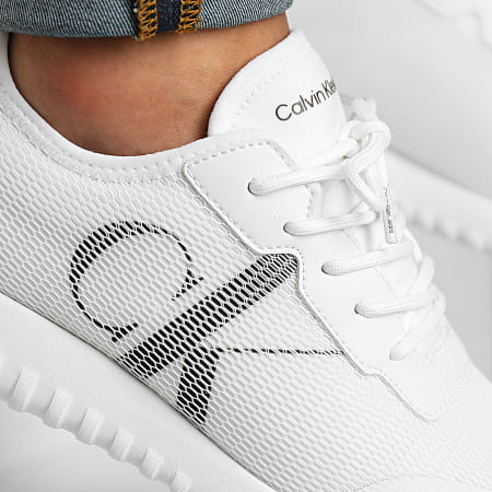 Calvin Klein - Sneakers Sporty Runner SlipOn 0437 Bianco brillante