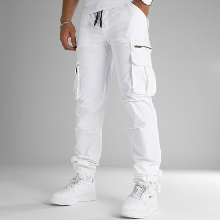 LBO - 0260 Pantaloni cargo bianchi