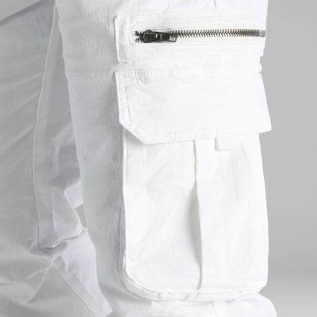 LBO - Pantalon Cargo 0260 Blanc
