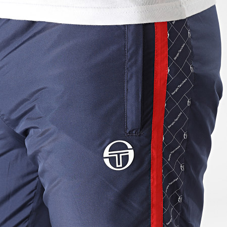 Sergio Tacchini - Pantaloni da jogging a fascia replica blu navy