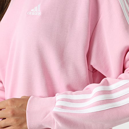 Adidas Sportswear - Felpa donna a girocollo HL2081 Rosa
