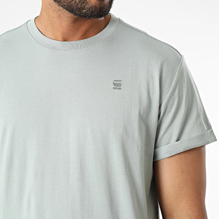 G-Star - Tee Shirt Oversize Compact Jersey D16396 Gris Vert