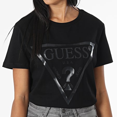 Guess - Tee Shirt Femme V2YI07 Noir