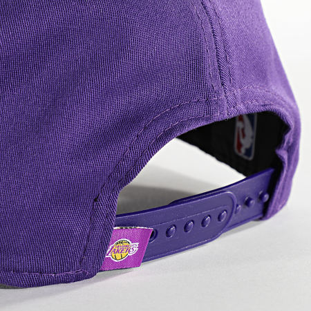 New Era - Gorra 9Fifty Stretch Snap Tear Los Angeles Lakers Logo Cap Purple