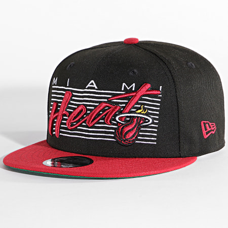 New Era - Snapback Cap 9Fifty Team Wordmark Miami Heat Negro