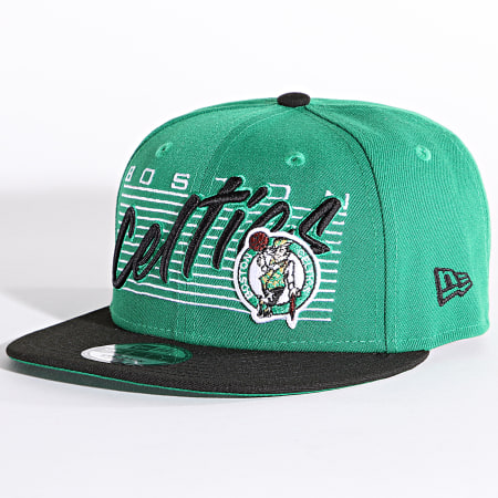 New Era - Casquette Snapback 9Fifty Team Wordmark Boston Celtics Vert