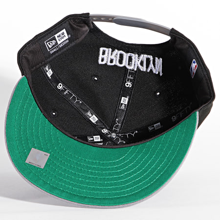 New Era - Casquette Snapback 9Fifty Team Wordmark Brooklyn Nets Noir