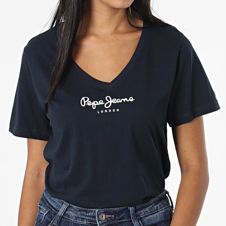 Pepe Jeans - Maglietta da donna blu navy
