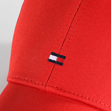 Tommy Hilfiger - Casquette Essential Flag 0355 Rouge