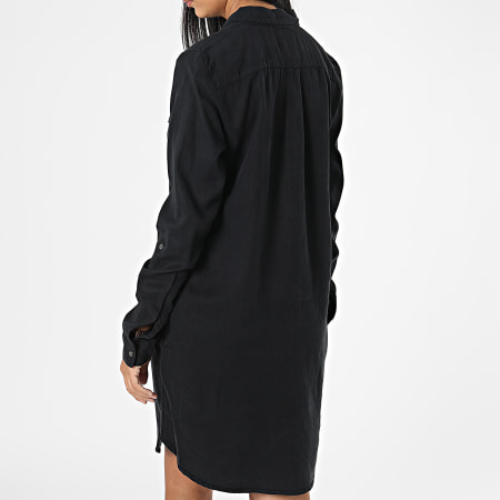 Vero Moda - Robe Chemise Femme Silla Noir