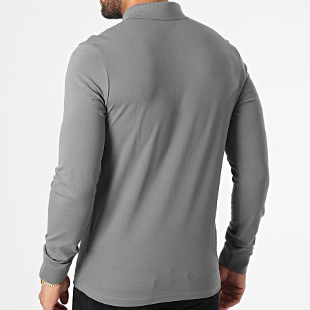 BOSS By Hugo Boss - Polo Manches Longues Passerby 50472681 Gris