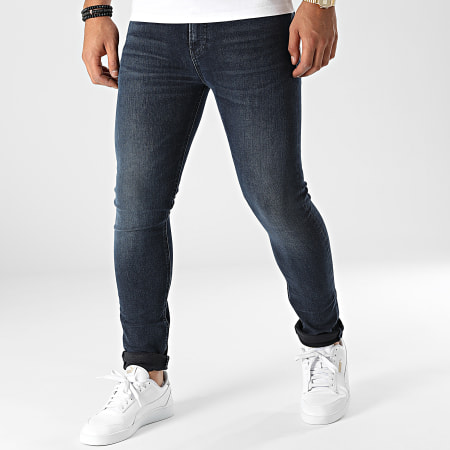 Calvin Klein - 1449 Jeans skinny in denim blu
