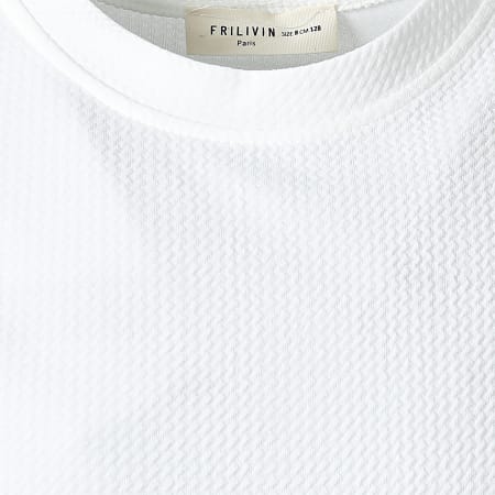 Frilivin - Tee Shirt Enfant 733 Blanc