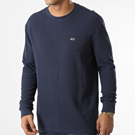 Tommy Jeans - Tee Shirt Manches Longues 5041 Bleu Marine