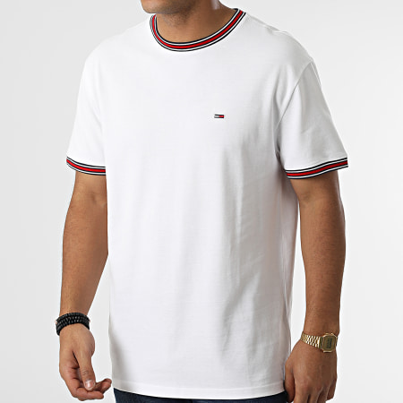 Tommy Jeans - Camiseta Classic Piqué 5047 Blanca