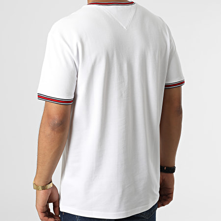 Tommy Jeans - Tee Shirt Classic Pique 5047 Blanc
