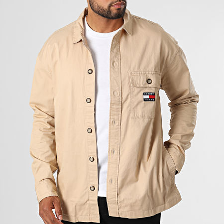 Tommy Jeans - Surchemise Classic Solid 5129 Beige