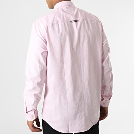 Tommy Jeans - Chemise Manches Longues Serif Linear Oxford 5143 Rose
